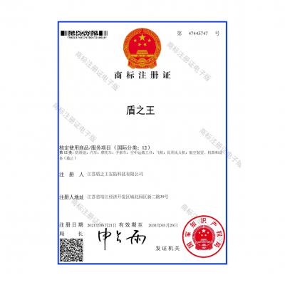 商标注册证12类